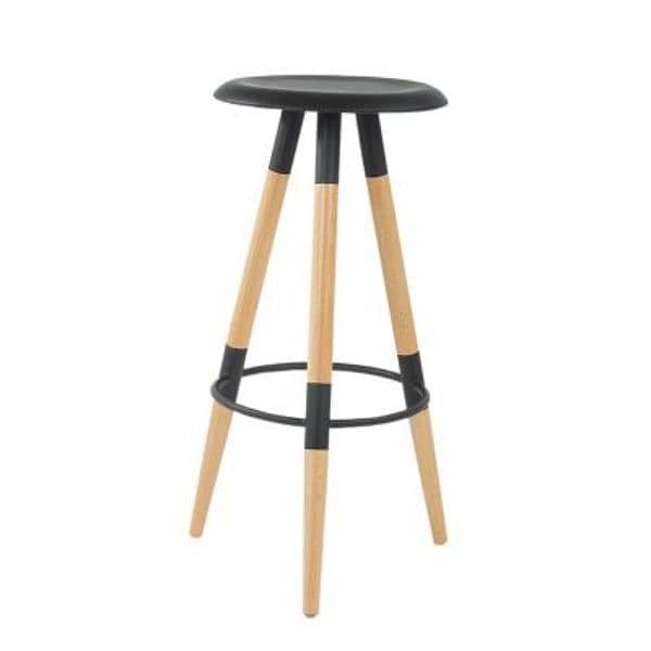 Wood bar table and chair 2
