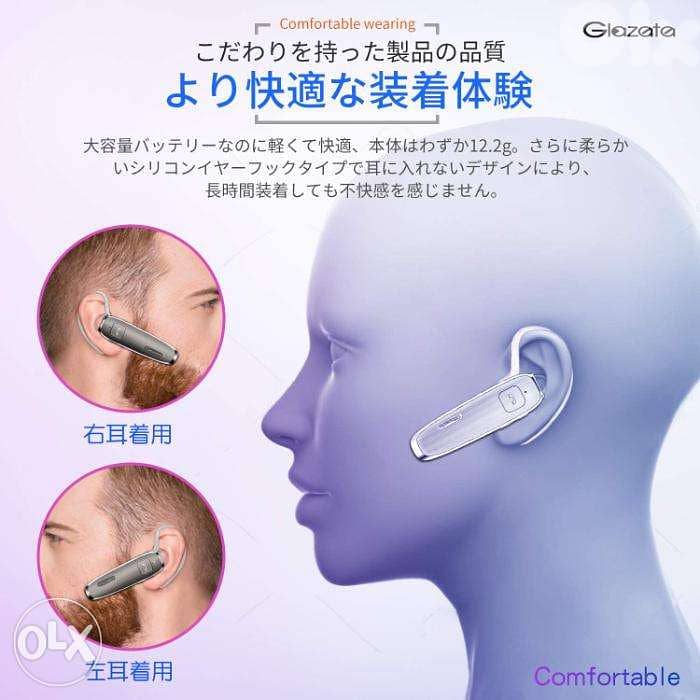 Glazata Bluetooth Japanese Voice Headset/ 4$ delivery 1