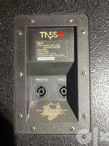 Horn loaded speaker 3