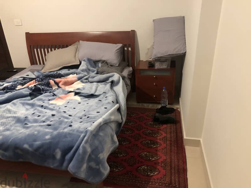 Cloth cupboard, chiffonniere , bed and drawer table 1