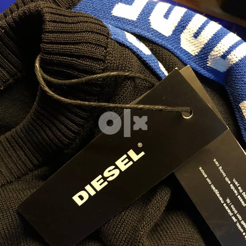 Diesel K-Tracky Sweater Black Size L 3