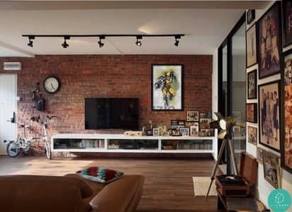 Minimalist industrial lofty with terrace