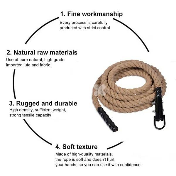 6M Professional Climbing Rope 3