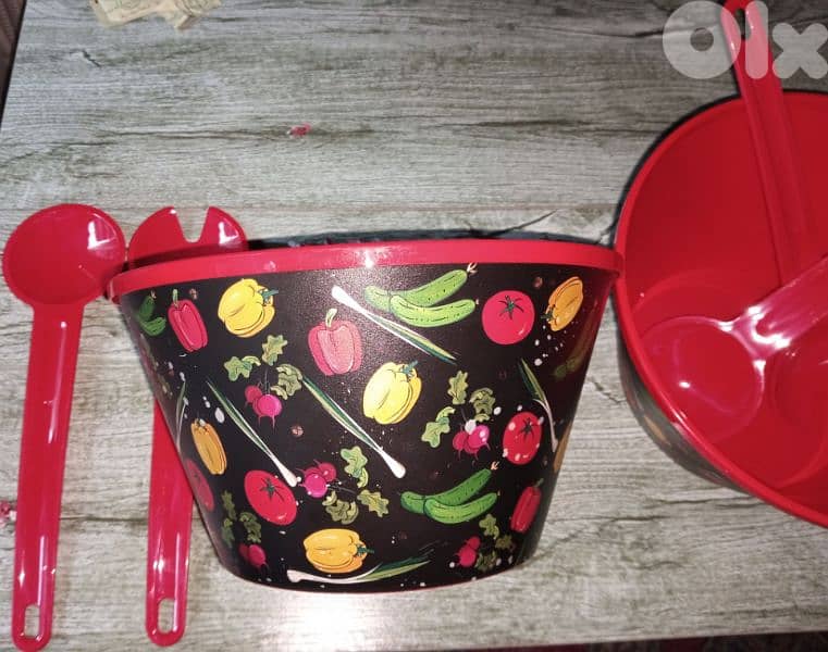 floral salad bowl set 11