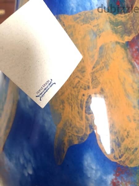VETRO MURANO VASE - signed- 37cm مورانو مع امضاء غير مستعمل 2