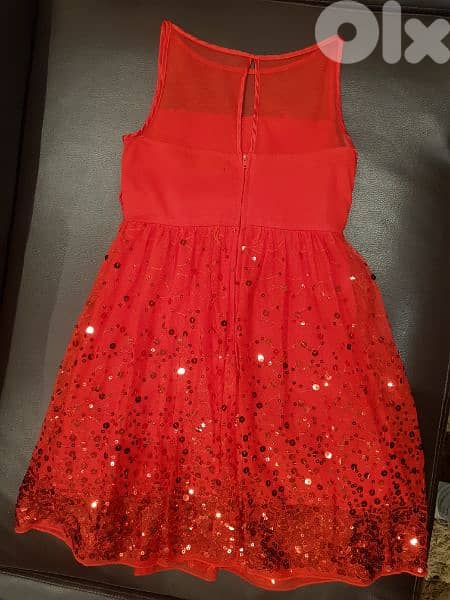 Red dress for 8 years 1
