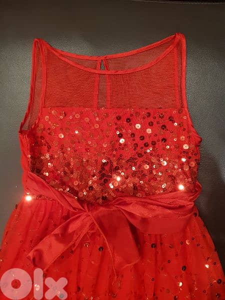 Red dress for 8 years 2