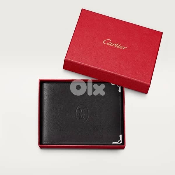 Authentic Cartier 6-Credit Card Mens Wallet, Must de Cartier 0