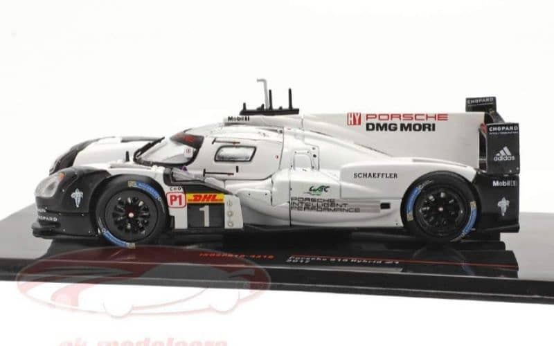 Porsche 919 Hybrid Test Car (Le Mans 24h 2017) diecast car model 1;43. 2