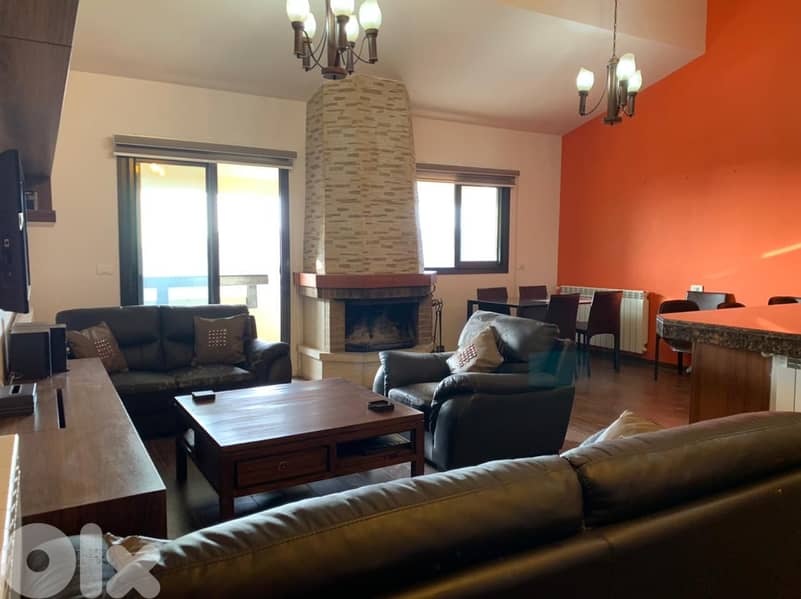 L11141- Deluxe Furnished Chalet for Rent in Faraya 3