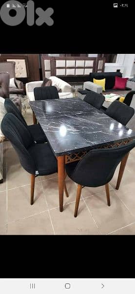 طاولة مع ست كراسي تركية 1