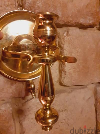 شمعدان نحاس أنتيك
