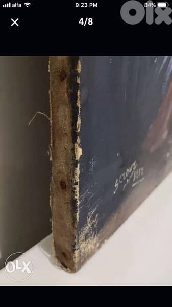 beautiful antique oil painting by famous Habib Srour 15