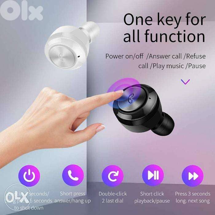 A6 - BT5.0 Earphones Wireless with mic. / 2$ delivery/ 5
