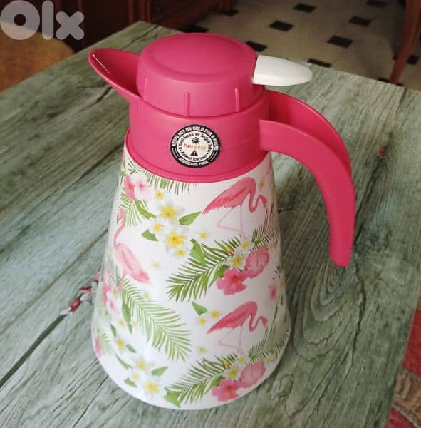 jungle flamingo thermos 2