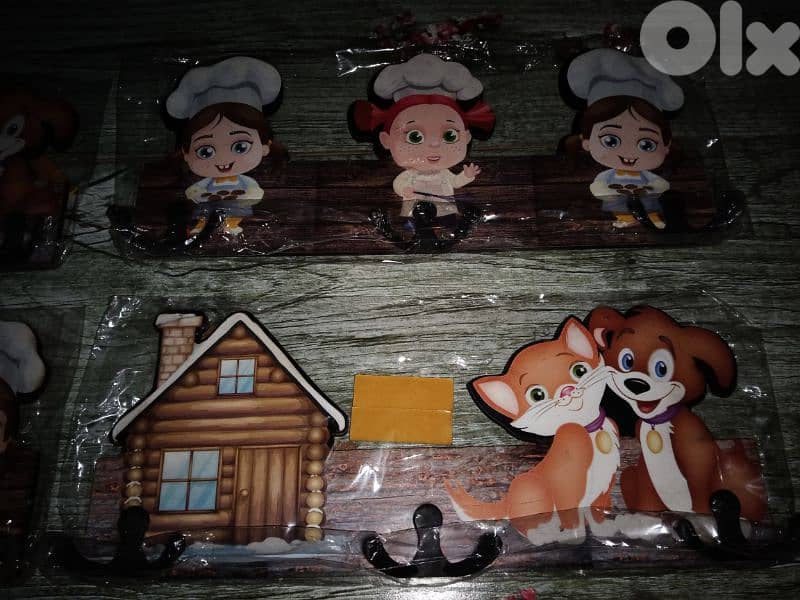 cute wood kitchen towel hanger 5