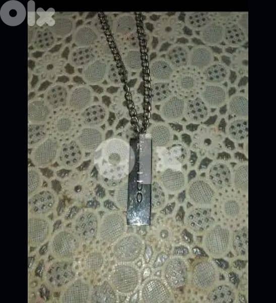 man necklace by Aldo stainless steel 2