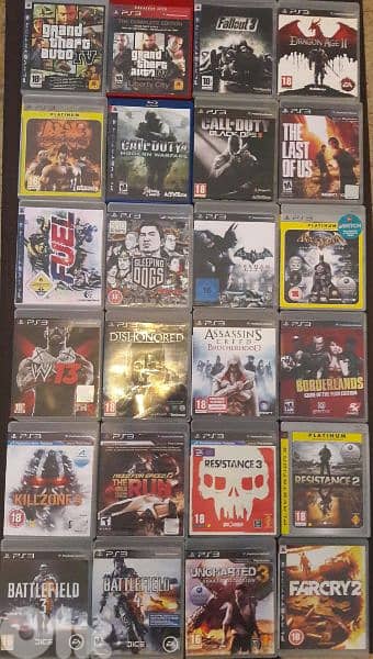 PS3 used games for sale only original 1