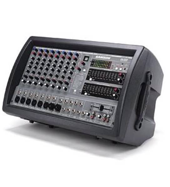Samson powered mixer Amplifier with effects 1