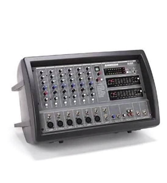Samson powered mixer Amplifier with effects 5