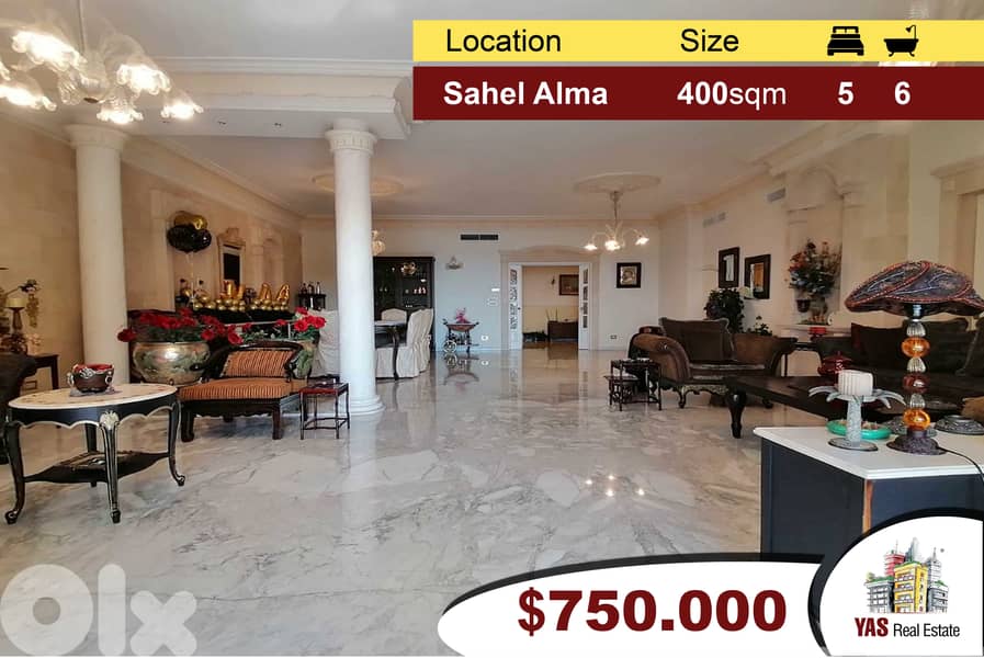 Sahel Alma 400m2 | Perfect state | Swimming Pool | Eye-Catching View | 0