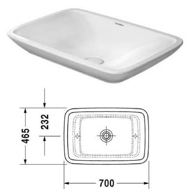 Duravit washbasin not installed