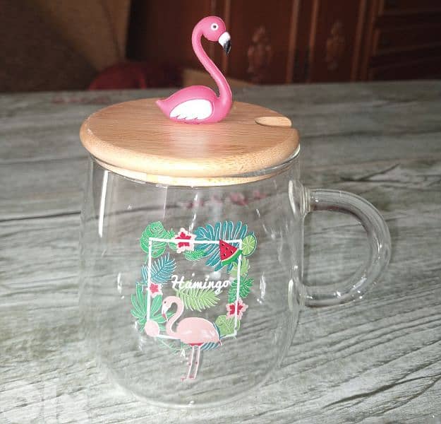 sweet flamingo pirex mug 1