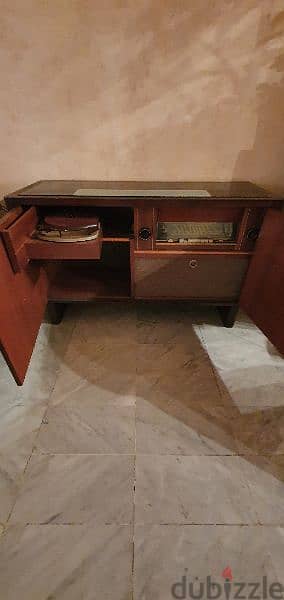 antique telefunken germany radio tourn disc