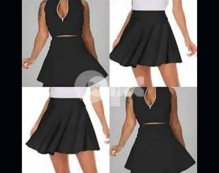 black wide skirt s to xxL 0