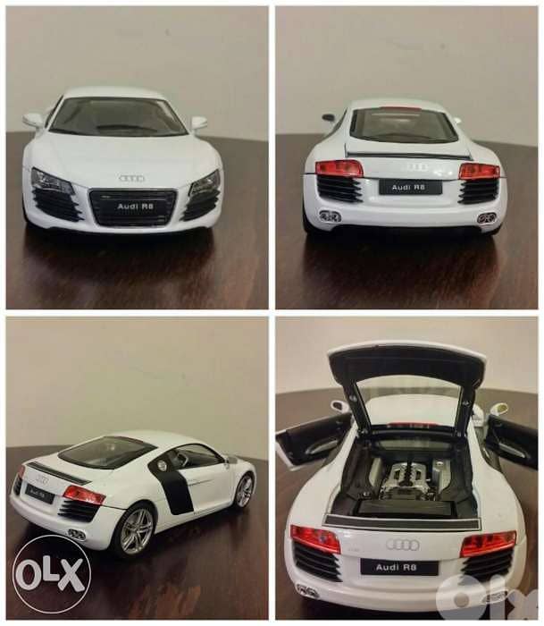 Audi R8 diecast car model 1:24 6