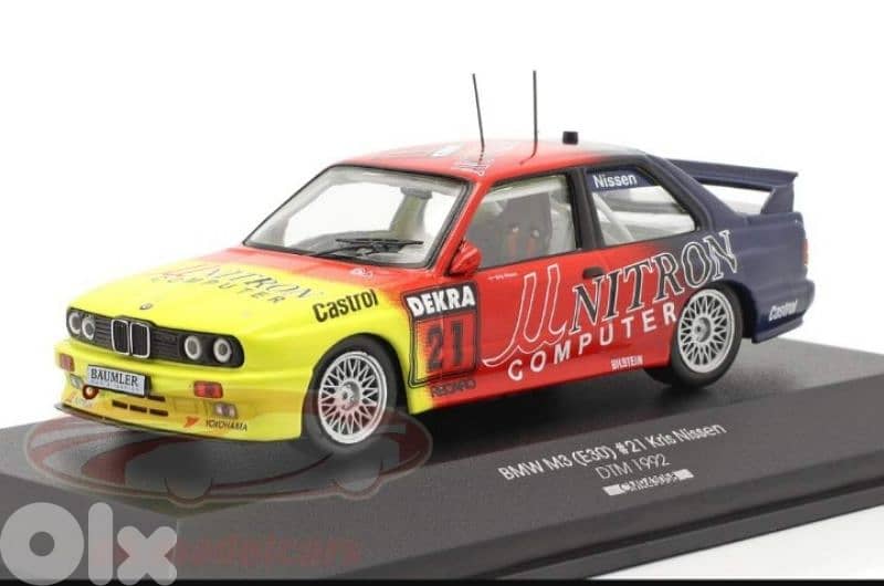 BMW M3 (E30) diecast car model 1;43. 1