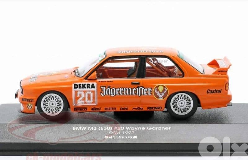 BMW M3(E30) #20 diecast car model 1;43. 2