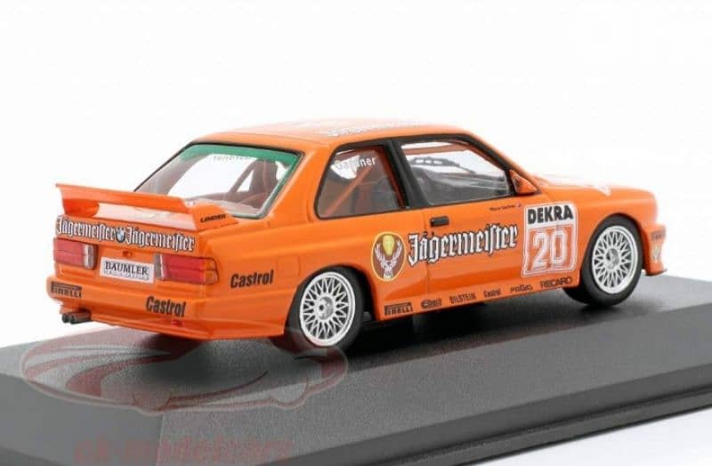 BMW M3(E30) #20 diecast car model 1;43. 3