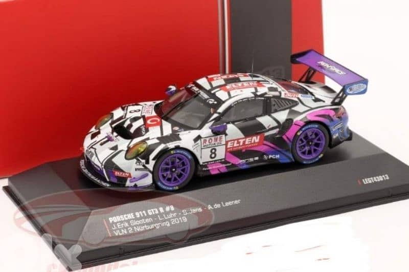 Porsche GT3 R #8:(2019) diecast car model 1;43. 0