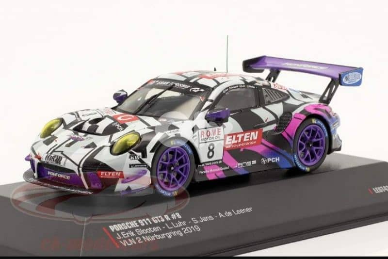 Porsche GT3 R #8:(2019) diecast car model 1;43. 1