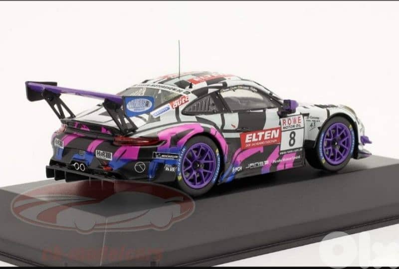 Porsche GT3 R #8:(2019) diecast car model 1;43. 3