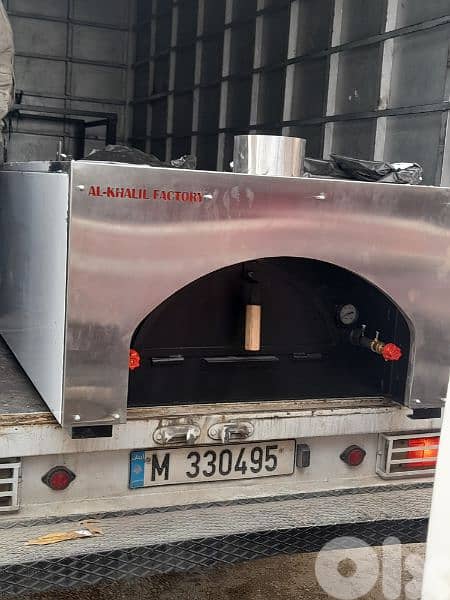 فرن المعجنات والمناقيش ستانلس ستيل بعدة قياسات 2