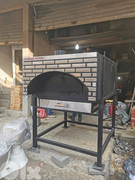 فرن المعجنات والمناقيش ستانلس ستيل بعدة قياسات 7