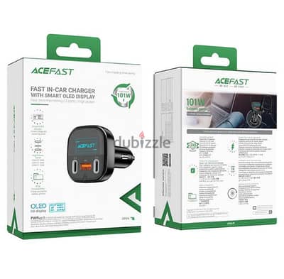 Acefast B5 high end and unique Digital fast car adapter 101watt