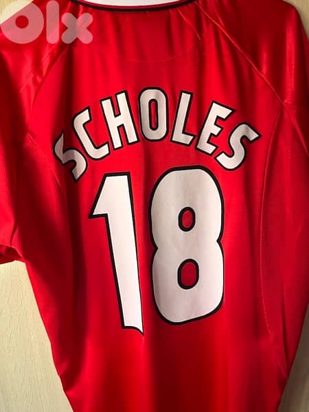 scholes 18  Manchester United limited edition world champions league 1
