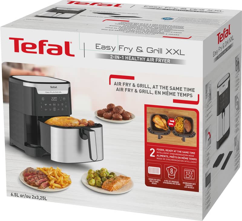 tefal easy fry XXL air fryer 2 in 1 2