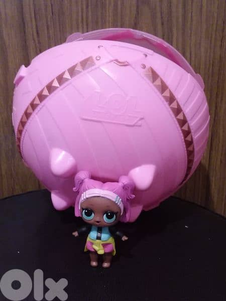 LOL original weared MGA still good doll +Her Big Egg box, both=14$ 3