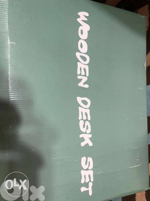 wooden desk set new inbox طقم مستلزمات للمكتب 7