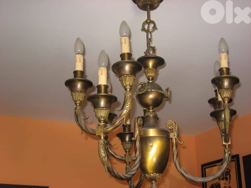traya تريا antiquité vintage lustre lighting 7