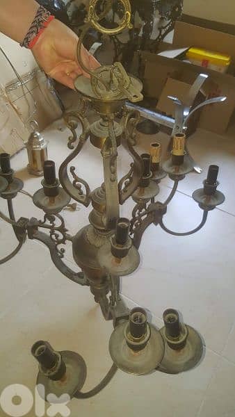 traya تريا antiquité vintage lustre lighting 8