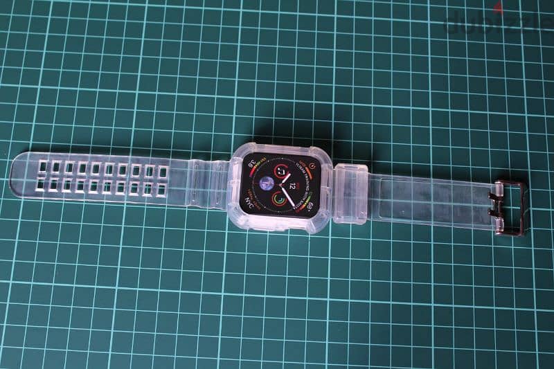 Apple watch transparent band & magnetic charge for series 1_2_3_4_5_6 17