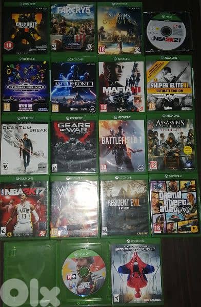 CD used of Xbox One formula w fifa 21 w Lego star wars w destiny 0