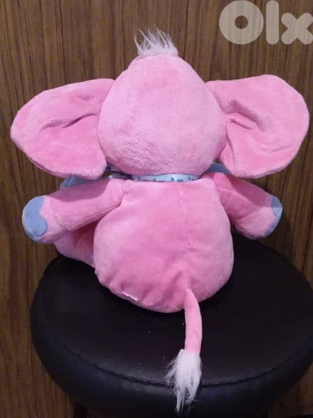 KELLYBABY PINK ELEPHANT great Plush Stuffed BABY GIRL Gift Toy 40Cm 3
