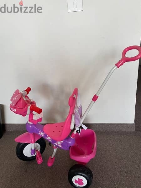 Minnie Mouse Push n Ride Tricycle 4