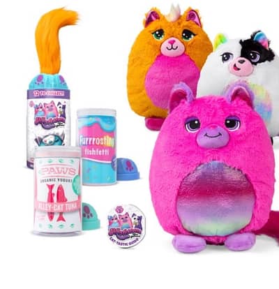 Misfittens Cats, Surprise Stuffed Animals, Collectable Cat Plush Toys